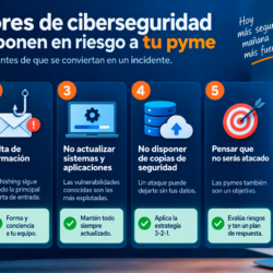 Los 5 errores de ciberseguridad que cometen las pymes y cómo evitarlos