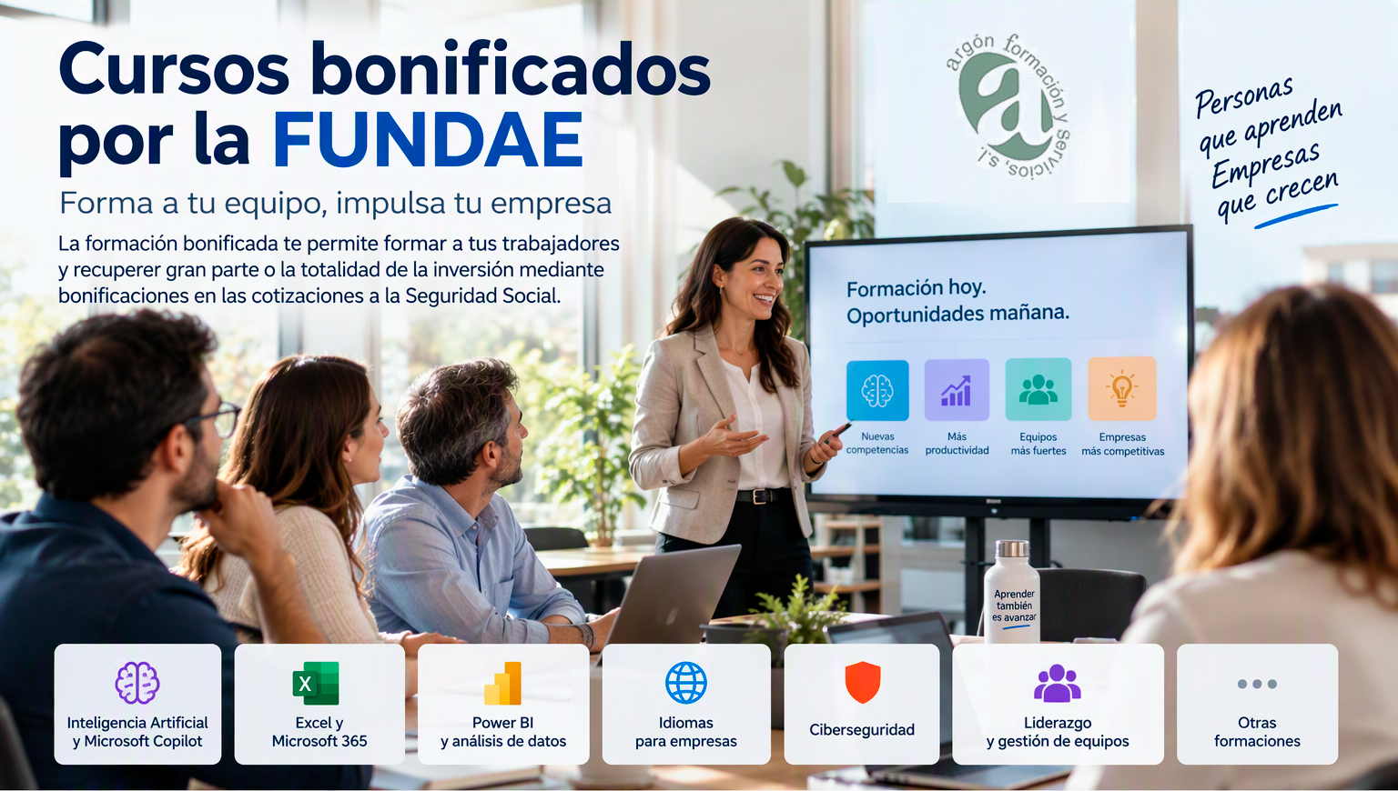 Cursos bonificados por la FUNDAE