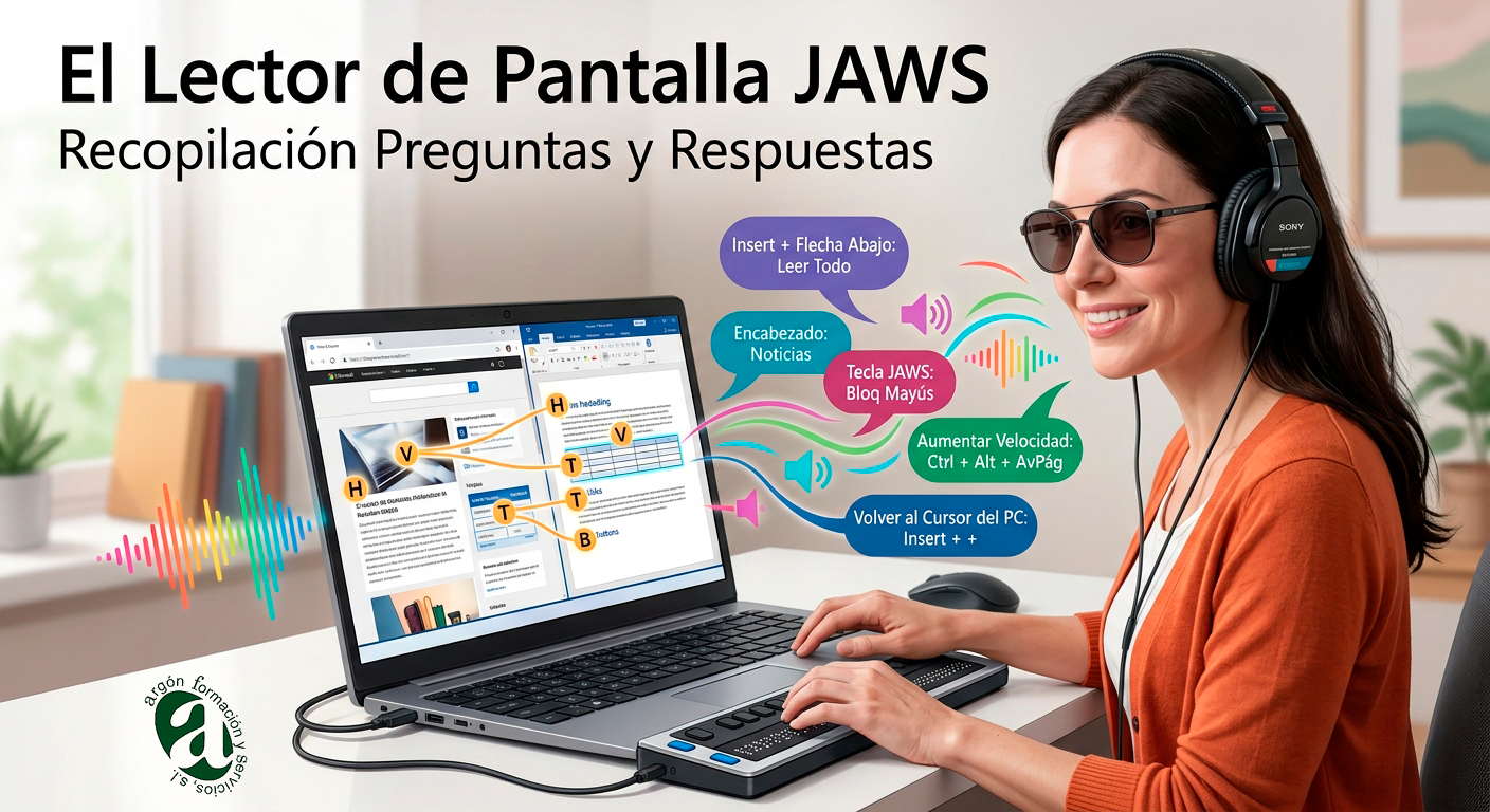 El lector de pantalla JAWS
